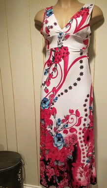 NWT IB Diffusion Women's Summer  Maxi dress Size L Polyester